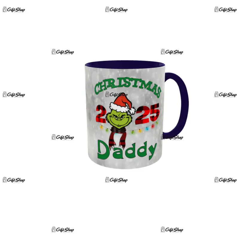 Christmas daddy ( anul curent ), cana din ceramica, 330ml, model cgs1811